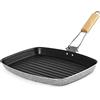 Home Salt Npepper Bistecchiera in Alluminio con Rivestimento Antiaderente, 34x26cm