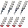 BuxiuGK 8Pcs Push Pull per Ante Adesive Damper Buffer Push to Open Sistema Chiusura Magnetica Pressione Chiusura per Aprire/chiudere la Porta per Cassetto, Porte Armadi