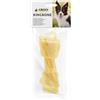 Croci King Bone - Ossa annodate bianche, Snack premio masticativo per cani in pelle bovina naturale, dental stick per la pulizia dei denti, 12,5 cm - 40 g