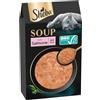 Sheba Busta di cibo umido per gatti adulti SHEBA Soup con Salmone, confezione da 40 (10x4x40g)