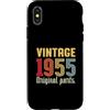 Celebrating 1955 Birthday Vintage Origin Custodia per iPhone X/XS Vintage 1955 Parti Originali 1955 Compleanno