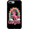 Gangsta Music Lover Boys Girls Men Women Custodia per iPhone 7 Plus/8 Plus Gangsta Unicorno Divertente Ironico Hip Hop Rap Music Festival