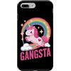 Gangsta Music Lover Boys Girls Men Women Custodia per iPhone 7 Plus/8 Plus Gangsta Unicorno Divertente Ironico Hip Hop Rap Music Festival