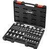 ViGOR Set di bussole T V7920N, 60 utensili, 1/4, 3/8, 1/2 quadro, profilo E, profilo T, per BMW, VAG, MERCEDES-BENZ, AUDI, MAN, FORD, OPEL