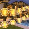 Vanranger Catene Luminose per Esterni Luminosa Esterno 45m Led G40 Luminarie Da Esterno per Feste 150ft Ghirlanda Luminosa Luci Decorative da Esterno Terrazzo
