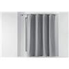 Douceur d'Intérieur DOUCEUR D'INTERIEUR Chinea - Tenda Oscurante con Occhielli, 135 x 240 cm, Colore: Grigio