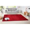 Hanse Home 101151 - Tappeto, Rosso, Polipropilene, Rosso, 140 cm x 200 cm
