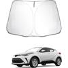 SKTU Parasole Auto compatibile con Toyotα C-HR ZYX10 NGX50 AX20 2016-2024 Parasole Auto Parabrezza interno pieghevole con Protezione UV