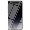 MadBee Cover per Samsung Galaxy A80 / A90 [con Pellicola Proteggi Schermo],Custodia Protettiva in Vetro Temperato 9H [Cielo Stellato] + Cornice Paraurti in Silicone Cover Case (Stellato Nero)