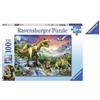 Ravensburger Puzzle 100 Pezzi XXL Era Dei Dinosauri di Ravensburger