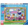 Ravensburger Puzzle Peppa Pig Club House Collezione 24 Giant Pavimento 24 Pezzi di Ravensburger