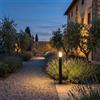 Paletto da Giardino Nero 100cm DarkLight Acciaio INOX base E27