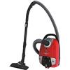 Hoover H-ENERGY 300 HE310HM 011 Aspirapolvere Con Filo, Con Sacco, 850W, 3,5L, 72 dBA, Spazzola Parquet, Filtro Epa Lavabile, Raggio di Azione 10m, Rosso