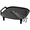 PHILIPS Kit Griglia Philips per Airfryer. Accessori per Airfryer. Griglia per Airfryer. 4 Spiedi e Cottura a Doppio Strato. Piastra per Grill. App HomeID. Lavabile in Lavastoviglie (HD9926/00)