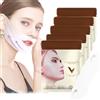 Mikabila face (01)5 Pezzi Maschera Lifting V Line, Maschera Liftante Doppio Mento, Maschera Lifting Rassodante Idratante, Maschera Rassodante Contorno Viso Chin-Line per Lifting Facciale a Forma