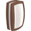 Applique Rettangolare Corten E27 da Parete e Soffitto IP54 Colore Corten
