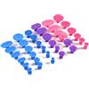 Fydun Dent Puller Tabs 36pz Paintless Dent Removal Repair Tools Linguette per Colla Strumenti di Riparazione per Ammaccature Senza Vernice per Carrozzeria Auto Dent Ventosa