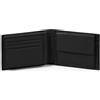 PIQUADRO Black Square Portafoglio uomo con porta documenti in pelle