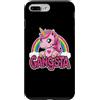 Gangsta Music Lover Boys Girls Men Women Custodia per iPhone 7 Plus/8 Plus Gangsta Unicorno Divertente Ironico Hip Hop Rap Music Festival