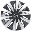 Sparco Spc1391Grsv Set Copricerchi 4 Pezzi Lazio 13 Pollici Grigio/Argento, Set Di 4