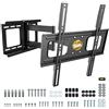 RICOO Supporto TV parete S2544 Girevole Inclinabile Televisore 32-60 (81-152 cm) Staffa universale Televisione LED/Curvo VESA 200 x 200-400 x 400