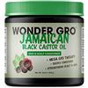 Wonder Gro Balsamo per styling con grasso per capelli all'olio di ricino nero giamaicano, 12 fl oz Ideale per rafforzare la terapia di mega crescita dei capelli di