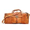 Vintage Borsone da uomo 30" vintage in pelle palestra weekend bagaglio a mano la bors...