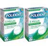 Haleon Italy Srl Polident Tripla 3 minuti Pulitore Protesi Set da 2 2x66 pz Compresse effervescenti
