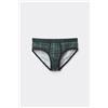 Tezenis Slip Cotone Stampato Con Logo Uomo Verde