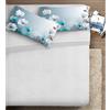 Ipersan Set Completo Lenzuola Singolo, 100% Cotone, 1 Lenzuolo da sopra 160x300cm + 1 Lenzuolo da sotto 90x200cm + 1 Federa 83x52cm, con Stampa in Alta Qualità, Made in Europe