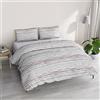 Italian Bed Linen Parure copripiumino ATHENA con sacco e federe stampati, SOFIA ROSA, Matrimoniale