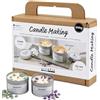 Creativ Mini Craft Kit Candle Making, cream, off white, Soy candles, 1 pack