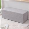 XWanitd Cuscino per bracciolo rettangolare, spesso, per divano e testiera, lavabile (15 x 15 x 80 cm, grigio)