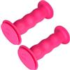 cyclingcolors Manopole impugnature Bici 85mm Manubrio 19mm MTB Vintage Bambino Antiscivolo Bicicletta, Rosa