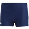 adidas Uomo Classic 3-Stripes Swim Boxers, Team Navy Blue 2 / White, 28