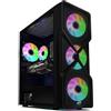 STGsivir -PC da tavolo da gioco-RTX 2060 Super 8GB GDDR6, Core i7 fino a 3.9GHz-16GB RAM, 1TB SSD, 600M WiFi, BT 5.0, RGB Fanx4, W10H64- Torre di computer da Gioco per Giocatori e Streaming