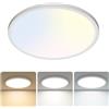 libtit 1pack Plafoniera Led 24W,32cm Luce a Soffitto Luminosa 2400LM, Lampadari da Soffitto Moderna Rotonda (3000K 4500K 6000K), Plafoniere Sottile per Camere da Letto, Soggiorni e Corridoi del Bagno