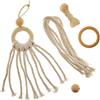 Baker Ross FN260 Kit di nappe Macrame - Confezione da 2, Crea la tua nappina per portachiavi e tessuti