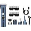 Lwaviwer Regolabarba per gli uomini Tagliacapelli elettrico Cordless Mens Grooming 5 in 1 Kit Hair Trimmer & baffi Trimmer & Naso