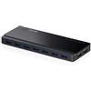 TP-Link 7-Port USB 3.0 Micro B Hub with 2 Exclusive 2.4 A Charging Ports, Anti-static Protection, 1m USB3.0 Cable, Compatible with Windows, Mac OS X and Linux systems, Black (UH720)