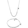 EMPORIO ARMANI 6 Collana e bracciale in argento sterling da donna, set