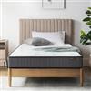 Zinus Bed Mattress Conventional, Foam, White, 90 x 190 cm