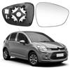 RASHION Vetro Specchietto Retrovisore Riscaldabile Destra Compatibile con Peugeot 508 508SW 2010-2018 / Citroen C3 C4 C5 2009-2016 / DS3 DS4 DS5 2011-2015