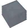 vidaXL Piastrelle Anticaduta 6 pz in Gomma 50x50x3 cm Grigio