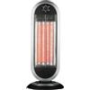 Velamp Radiatore a carbone 900W con base oscillante. Antracite