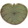 Villa d'Este Home Tivoli Porta zampirone in Porcellana, Foglia, 18x16x2,5 cm, Verde, Jungle
