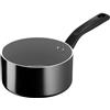 Lagostina Goccia Casseruola manico lungo 18 cm, Rivestimento in Ceramica Antiaderente, Scorrevolezza Ottimale, Pulizia Facile, Ecologica, Thermo-Signal, Sicura, Compatibile con Induzione