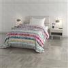 Italian Bed Linen FASHION Trapunta invernale stampata, made in Italy, Love Lines, Piazza e Mezza 220x260cm