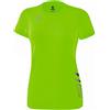 Erima T-Shirt Running Race Line 2.0 T-Shirt, Donna, Green Gecko, 34