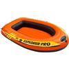 Intex Explorer Pro 50 Canotto Gonfiabile Galleggiante, Arancione, 137 x 85 x 23 cm